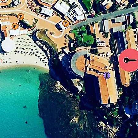 1 Minute Walk To The Beach-breathtaking Sea Views-private Parking-case Mariuccia Baja Sardinia