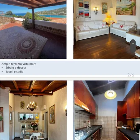 1 Minute Walk To The Beach-breathtaking Sea Views-private Parking-case Mariuccia * Baja Sardinia